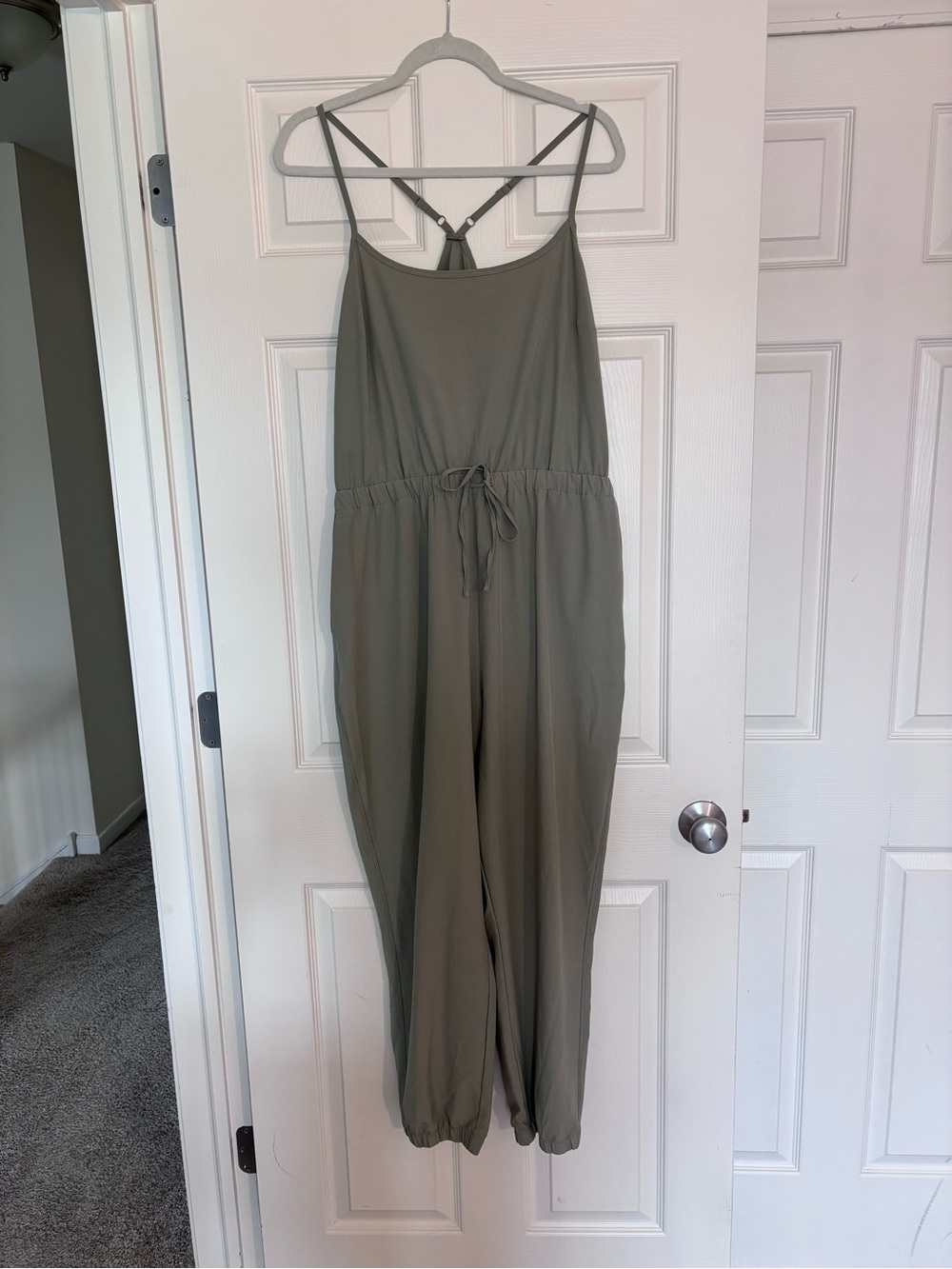 Abercrombie Travler’s Jumpsuit in Olive Green